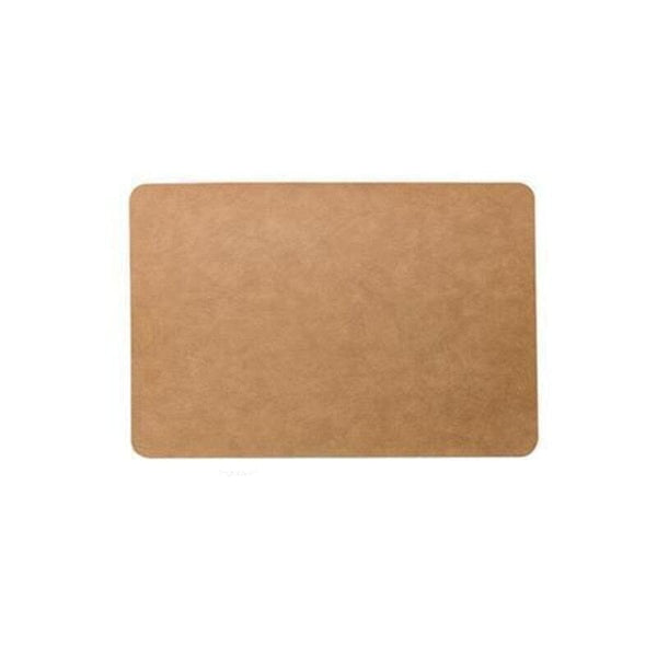 Jogo Americano Retangular em Couro Jogo Americano Retangular em Couro - Coleção Decoração Viva Lumi Caramelo