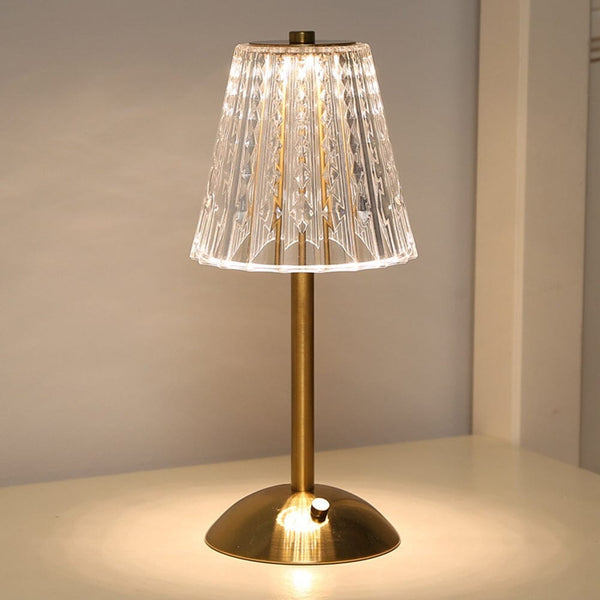 Luminária Abajur de Mesa Móvel Vintage Recarregável e Sem Fio Abajur - 0011 Viva Lumi 01 Unidade