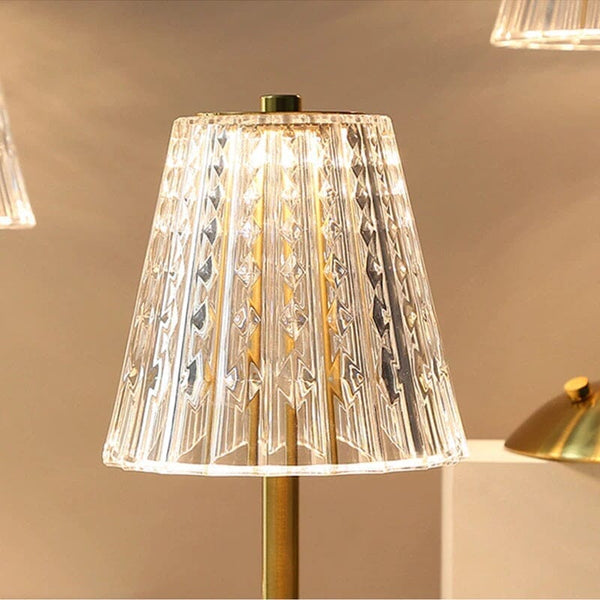 Luminária Abajur de Mesa Móvel Vintage Recarregável e Sem Fio Abajur - 0011 Viva Lumi