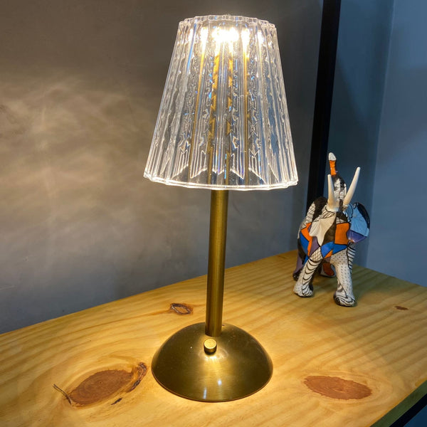 Luminária Abajur de Mesa Móvel Vintage Recarregável e Sem Fio Abajur - 0011 Viva Lumi