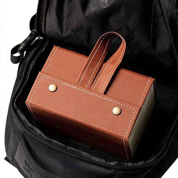 Porta Óculos - Organizador Dobrável em Couro Porta Óculos - Organizador Dobrável em Couro - Coleção Organização Viva Lumi