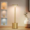 Abajur Minimalista Touch - LED Recarregável [Iluminação - Abajur] - Abajur Minimalista Touch - LED Recarregável Viva Lumi Dourado 