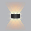 Arandela Externa de Parede em LED Impermeável [Iluminação - Arandela] - Arandela Externa de Parede em LED Impermeável Viva Lumi Preto 3 Feixe de Luz 