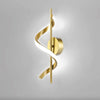 Arandela Parede Espiral [Iluminação - Arandela] - Arandela Parede Espiral Viva Lumi Dourado 