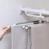 Cabide Para Calça Retrátil Multifuncional Cabide Calça Retrátil 1PC Branco Modelo Mágico - Coleção Organinzação Viva Lumi 