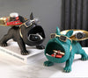 Escultura Aparador Bulldog Francês Decor Cool (Suporte Duplo) Aparador - 0002 Viva Lumi 