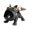 Escultura Aparador Bulldog Francês Decor Cool (Suporte Duplo) Aparador - 0002 Viva Lumi 