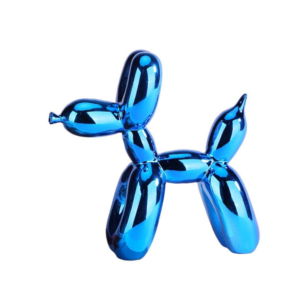 Escultura Doggy Balloon Mini 10x10cm para Sala, Escritório, Consultório Resina - 0014 Viva Lumi 