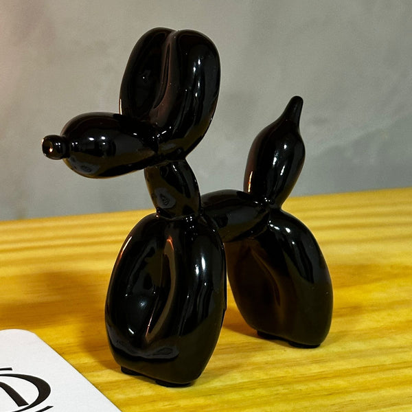 Escultura Doggy Balloon Mini 10x10cm para Sala, Escritório, Consultório Resina - 0014 Viva Lumi 