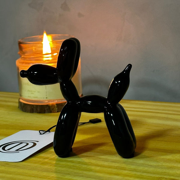 Escultura Doggy Balloon Mini 10x10cm para Sala, Escritório, Consultório Resina - 0014 Viva Lumi 