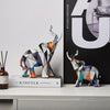 Escultura Elefante Pintura Mosaico Resina - 0020 Viva Lumi 
