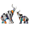Escultura Elefante Pintura Mosaico Resina - 0020 Viva Lumi 