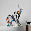 Escultura Elefante Pintura Mosaico Resina - 0020 Viva Lumi 