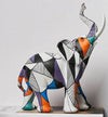Escultura Elefante Pintura Mosaico Resina - 0020 Viva Lumi Adulto 