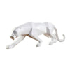 Escultura Pantera Abstrata [Decorativo] - Escultura Pantera Abstrata Viva Lumi Branco 