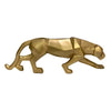 Escultura Pantera Abstrata [Decorativo] - Escultura Pantera Abstrata Viva Lumi Dourado 