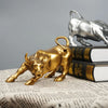 Escultura Touro B3 Wall Street - 19,5cm Resina - 0034 Viva Lumi 