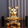 Escultura Ursinho Decor Aparador & Cofre Resina - 0036 Viva Lumi 1 Dourado 