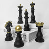 Esculturas Peças de Xadrez (KIt 6 Pçs) Viva Lumi Kit Completo Preto 