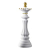 Esculturas Peças de Xadrez (KIt 6 Pçs) Viva Lumi Rainha Branco 
