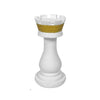 Esculturas Peças de Xadrez (KIt 6 Pçs) Viva Lumi Torre Branco 