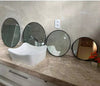 Espelho Decorativo Redondo Preto [Espelho] - Espelho Decorativo Redondo Preto Viva Lumi 
