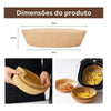 Forma Descartável Air Fryer Forro Papel Antiaderente [Cozinha] - Forma Descartável Air Fryer Forro Papel Antiaderente Viva Lumi 