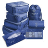 Kit de Bolsa Organizadora de Mala Para Viagem Kit de Bolsa Organizadora de Mala Para Viagem - Coleção Organização Viva Lumi Azul Escuro 