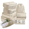 Kit de Bolsa Organizadora de Mala Para Viagem Kit de Bolsa Organizadora de Mala Para Viagem - Coleção Organização Viva Lumi Bege 