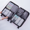 Kit de Bolsa Organizadora de Mala Para Viagem Kit de Bolsa Organizadora de Mala Para Viagem - Coleção Organização Viva Lumi Cinza 