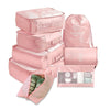 Kit de Bolsa Organizadora de Mala Para Viagem Kit de Bolsa Organizadora de Mala Para Viagem - Coleção Organização Viva Lumi Rosa 