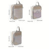 Kit de Bolsas Organizadoras Compressíveis - Voyage Essencial Coleção Organizadores para Viagem- Kit 3 Organizadores de Mala em Design Compressível para Viagem Tecido Respirável Viva Lumi 