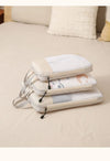Kit de Bolsas Organizadoras Compressíveis - Voyage Essencial Coleção Organizadores para Viagem- Kit 3 Organizadores de Mala em Design Compressível para Viagem Tecido Respirável Viva Lumi 