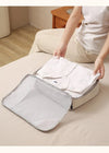 Kit de Bolsas Organizadoras Compressíveis - Voyage Essencial Coleção Organizadores para Viagem- Kit 3 Organizadores de Mala em Design Compressível para Viagem Tecido Respirável Viva Lumi 