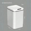 Lixeira com Sensor Inteligente [Banheiro] - [Cozinha] - Lixeira com Sensor Inteligente Viva Lumi 