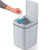 Lixeira com Sensor Inteligente [Banheiro] - [Cozinha] - Lixeira com Sensor Inteligente Viva Lumi Cinza 