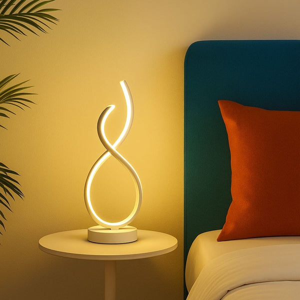 Luminária Abajur de Mesa Ascensão 36cm Abajur - 0002 Viva Lumi 
