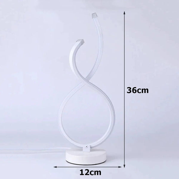 Luminária Abajur de Mesa Ascensão 36cm Abajur - 0002 Viva Lumi 