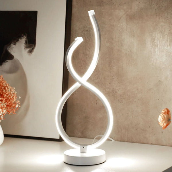 Luminária Abajur de Mesa Ascensão 36cm Abajur - 0002 Viva Lumi Fria 