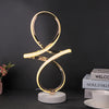 Luminária Abajur de Mesa Boundless 38cm Abajur - 0003 Viva Lumi Dourado Luz Quente 