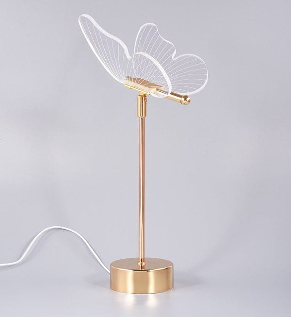 Luminária Abajur de Mesa - Butterfly 43cm Abajur - 0001 Viva Lumi 