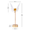 Luminária Abajur de Mesa - Butterfly 43cm Abajur - 0001 Viva Lumi 