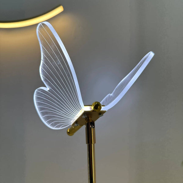 Luminária Abajur de Mesa - Butterfly 43cm Abajur - 0001 Viva Lumi 