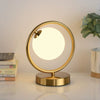 Luminária Abajur de Mesa Circular Harmony Abajur - 0004 Viva Lumi #1 Quente 