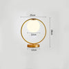 Luminária Abajur de Mesa Circular Harmony Abajur - 0004 Viva Lumi 
