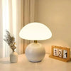 Luminária Abajur de Mesa Cogumelo Abajur - 0026 Viva Lumi Branco 