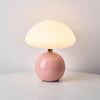 Luminária Abajur de Mesa Cogumelo Abajur - 0026 Viva Lumi Rosa 