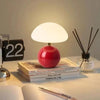 Luminária Abajur de Mesa Cogumelo Abajur - 0026 Viva Lumi Vermelho 