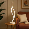 Luminária Abajur de Mesa Espiral Ivar em Led 50cm Abajur - 0009 Viva Lumi Fria 