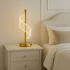 Luminária Abajur de Mesa Touch em Espiral Acrílico Abajur - 0014 Viva Lumi 